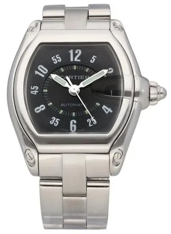 Cartier Roadster 37mm Stainless steel Black