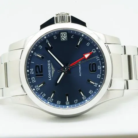 Longines Conquest L3.687.4.99.6 41mm Stainless steel Blue