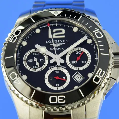 Longines HydroConquest L3.883.4 43mm Stainless steel Black