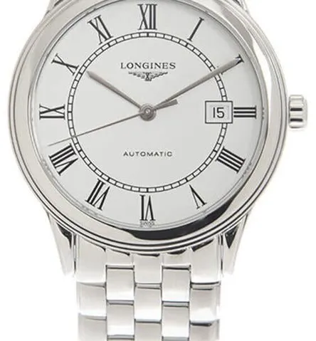 Longines Flagship L4.984.4.21.6 40mm Stainless steel White