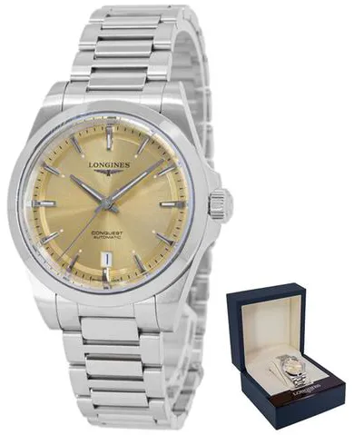 Longines Conquest 38mm Stainless steel Champagne 2