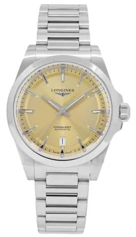 Longines Conquest 38mm Stainless steel Champagne 3
