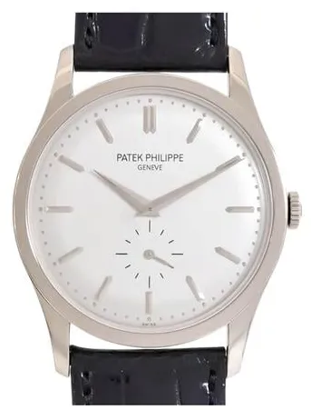 Patek Philippe Calatrava 5196G-001 37mm White gold Silver