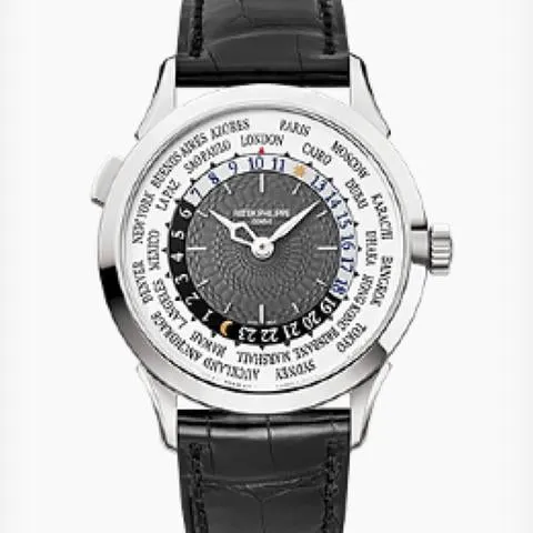 Patek Philippe World Time 5230G-001 38.5mm White gold Gray