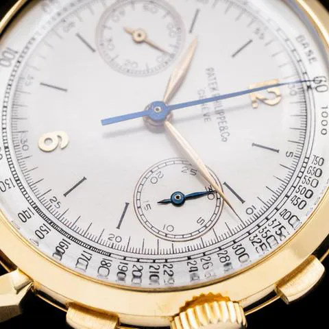 Patek Philippe Chronograph 1579 36mm Yellow gold Silver 8