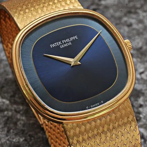 Patek Philippe Golden Ellipse 3862/1 33mm Yellow gold Blue