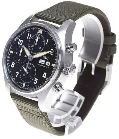 IWC Pilot IW387901 41mm Stainless steel Black 2