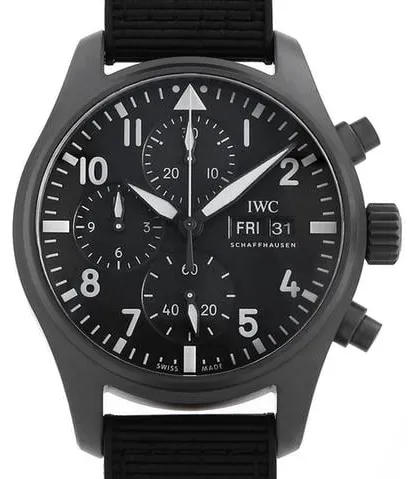 IWC Pilot Chronograph Top Gun IW3881-06 41mm Titanium Black