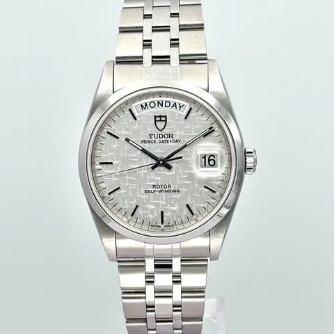 Tudor Prince Date-Day 76200 36mm Stainless steel Silver