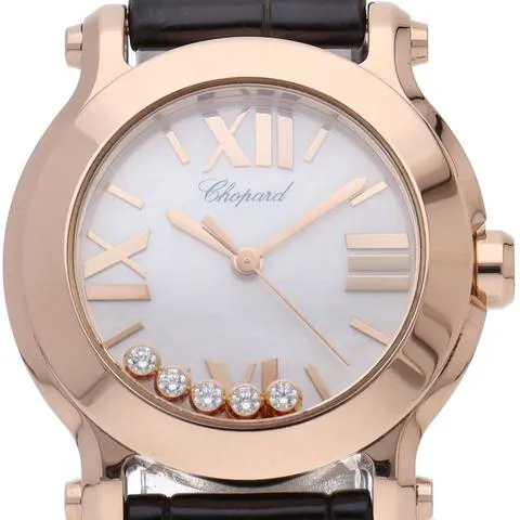 Chopard Happy Sport 274189-5001 30mm Rose gold White