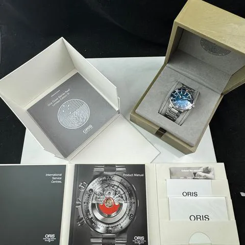 Oris Aquis Date 01 743 7734 4185 43mm Stainless steel Blue 1