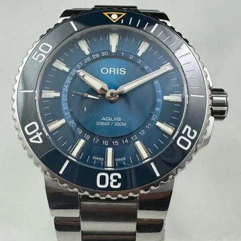 Oris Aquis Date 01 743 7734 4185 43mm Stainless steel Blue 6