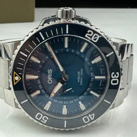 Oris Aquis Date 01 743 7734 4185 43mm Stainless steel Blue 7