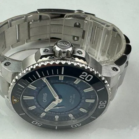 Oris Aquis Date 01 743 7734 4185 43mm Stainless steel Blue 8