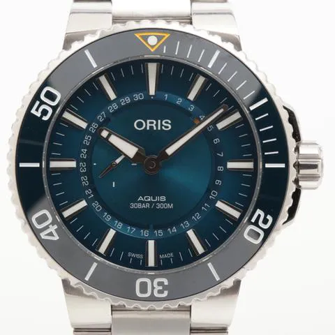 Oris Aquis Date 01 743 7734 4185 43mm Stainless steel Blue 13