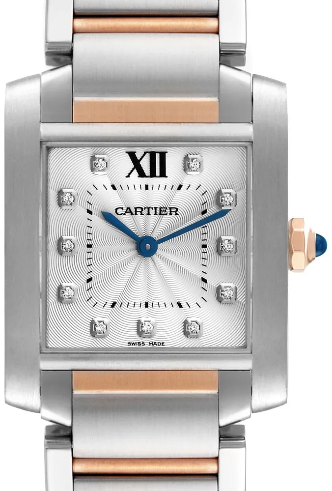 Cartier Tank Française WE110005 30mm Yellow gold and stainless steel Silver 2