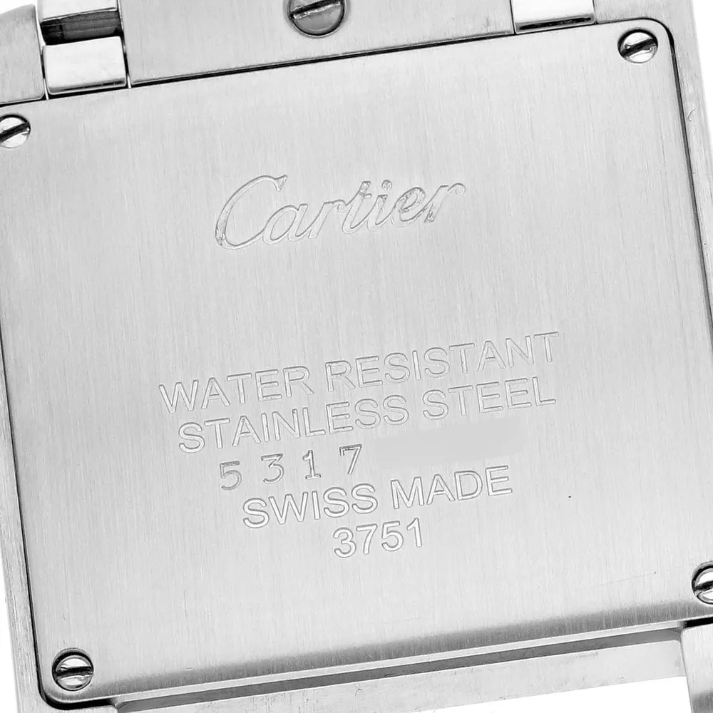 Cartier Tank Française WE110005 30mm Yellow gold and stainless steel Silver 3