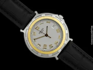 Hermès Captain Nemo 8016 Stainless steel and Gold-plated Silver