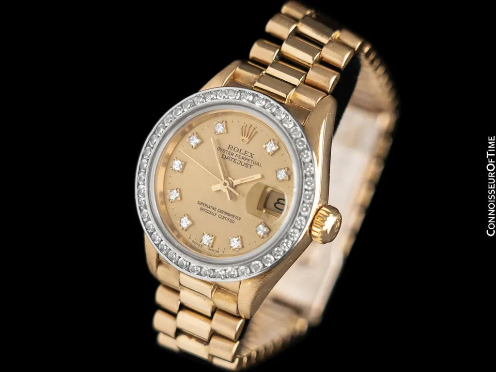 Rolex Lady-Datejust 69178 26mm Yellow gold Champagne 2