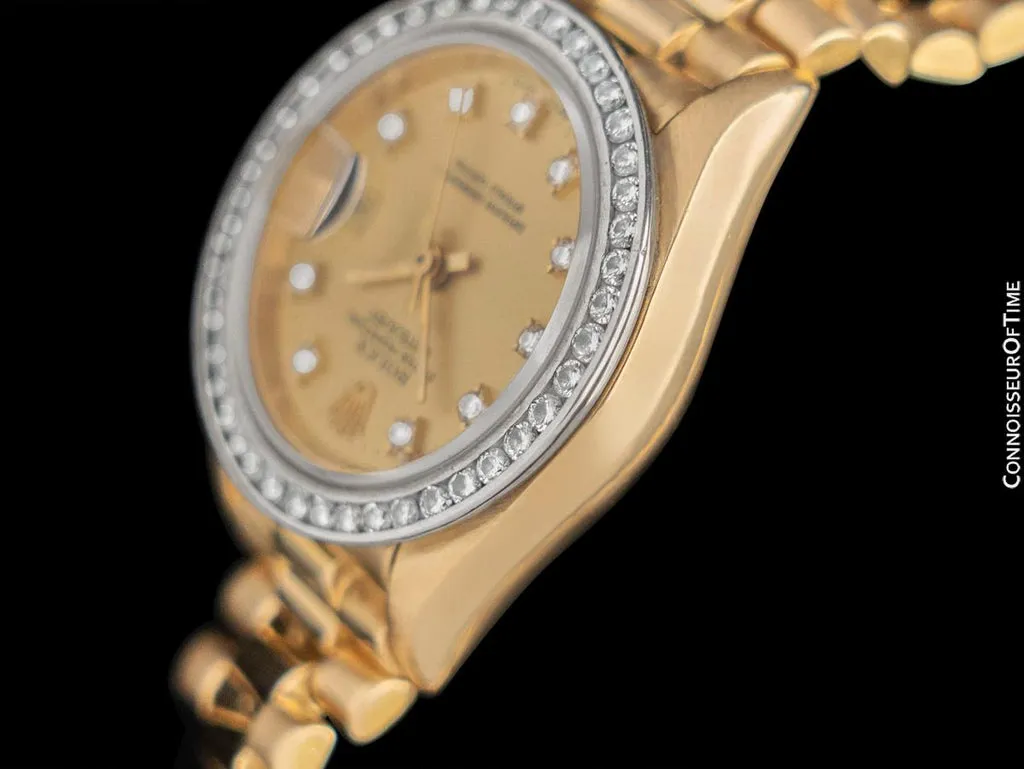 Rolex Lady-Datejust 69178 26mm Yellow gold Champagne 4