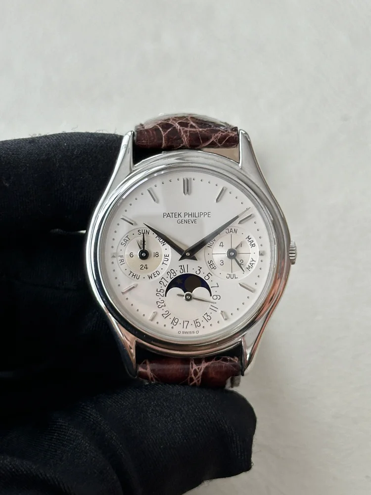 Patek Philippe Perpetual Calendar 3940P 36mm Platinum Silver