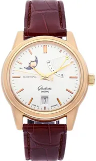 Glashütte Senator 39-44-03-11-04 Yellow gold Silver