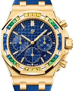 Audemars Piguet Royal Oak Offshore 26236BA.YY.D346CA.01 Yellow gold Blue