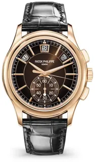 Patek Philippe Annual Calendar Chronograph 5905R-001 Rose gold Brown