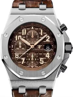 Audemars Piguet Royal Oak Offshore 26470ST.OO.A820CR.01 Ceramic and Stainless steel Brown