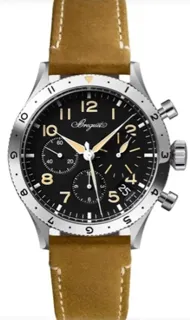 Breguet Type XX - XXI - XXII 2067ST/92/3WU Stainless steel Black