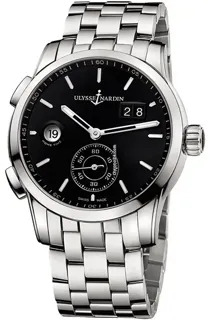 Ulysse Nardin Dual Time 3343-126-7/92 Stainless steel Black