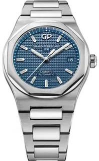 Girard-Perregaux Laureato 81010-11-431-11A Stainless steel Blue