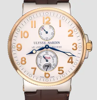 Ulysse Nardin Marine 266-66 Rose gold Silver