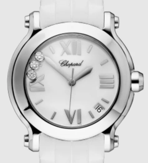 Chopard Happy Sport 278475-3016 36mm Stainless steel White