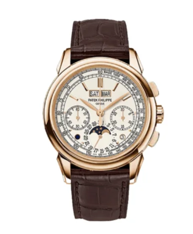 Patek Philippe Perpetual Calendar Chronograph 5270R-001 41mm Rose gold Silver