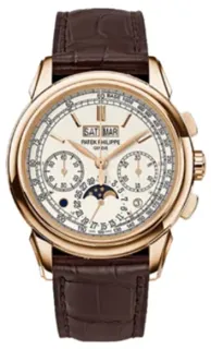 Patek Philippe Perpetual Calendar Chronograph 5270R-001 41mm Rose gold Silver