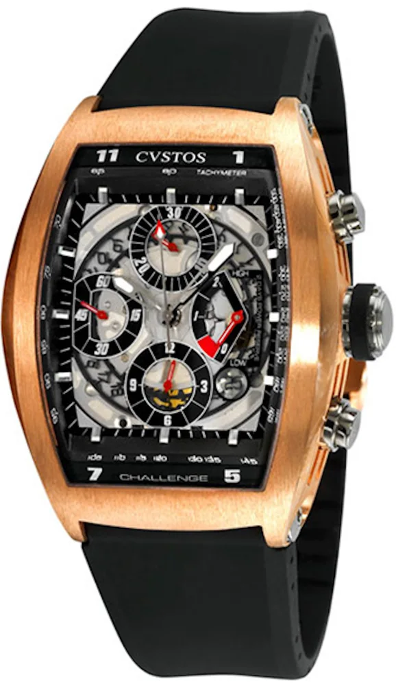 Cvstos Challenge CVCRTNRGSV 53.5mm Rose gold Silver