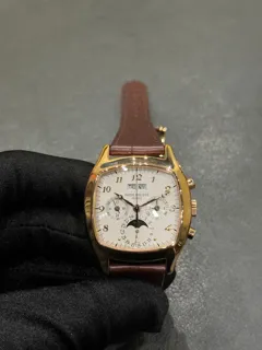 Patek Philippe Perpetual Calendar Chronograph 5020 Rose gold Silver