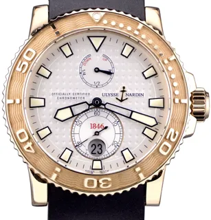 Ulysse Nardin Maxi Marine Diver 266-51 Rose gold White