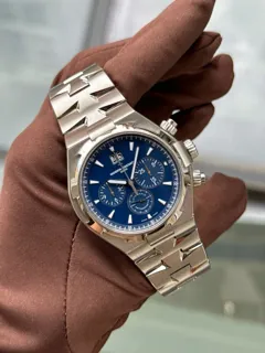 Vacheron Constantin Overseas Chronograph 49150/b01a-9745 42mm Stainless steel Blue