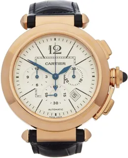 Cartier Pasha W3019951 Rose gold Silver