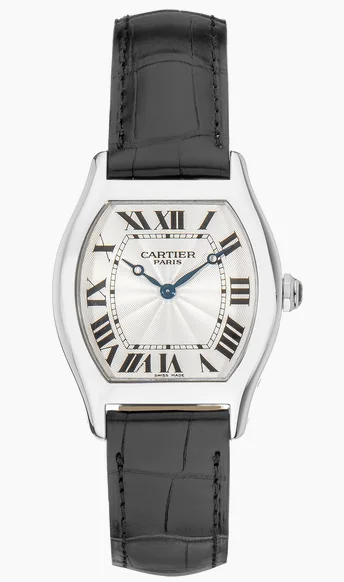 Cartier Tortue W1532851 34mm Platinum White