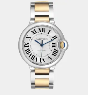 Cartier Ballon Bleu 36mm W2BB0012 Yellow gold and Stainless steel Silver