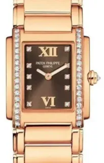 Patek Philippe Twenty~4 4910/11R-010 Rose gold Brown