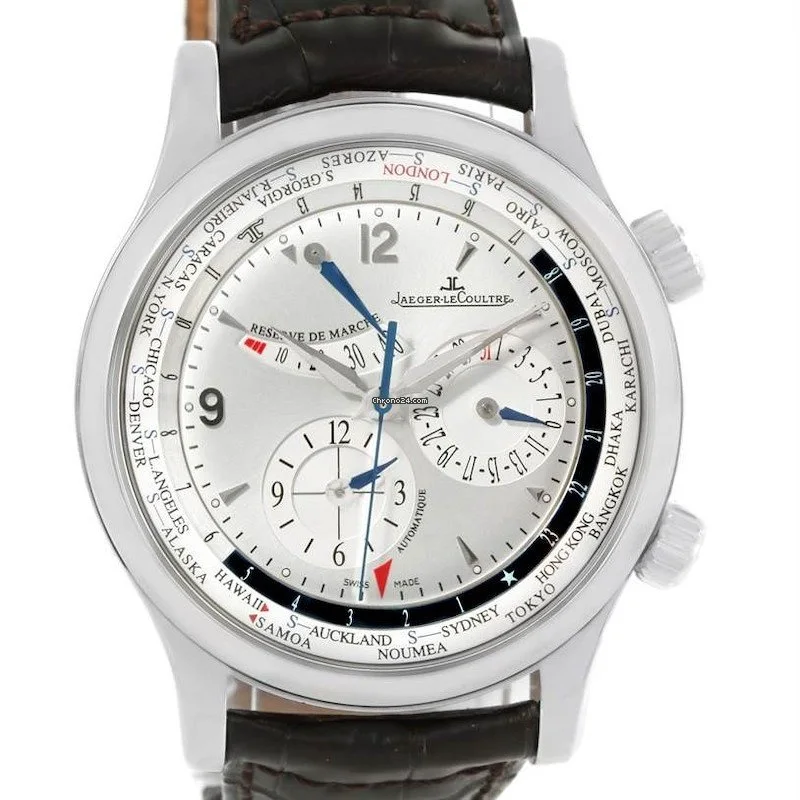 Jaeger-LeCoultre Master World Geographic 146.8.32.S 42mm Stainless steel Silver