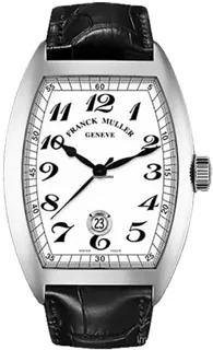 Franck Muller Cintru00e9e Curvex 8880 SC DT VIN Stainless steel White