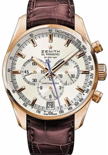 Zenith El Primero 36'000 VpH 18.2040.400/01.C494 Rose gold Silver