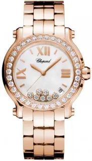 Chopard Happy Sport 277481-5002 Rose gold White