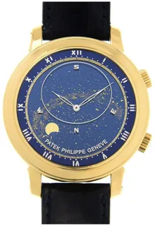 Patek Philippe Celestial 5102J-001 Yellow gold Blue