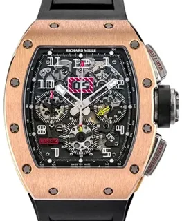 Richard Mille RM 011 RM 011 Rose gold Skeletonized